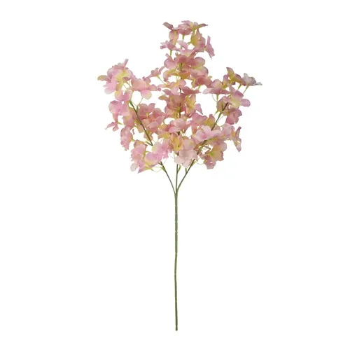 Hortenzia - vetvička 60 cm pink K348 